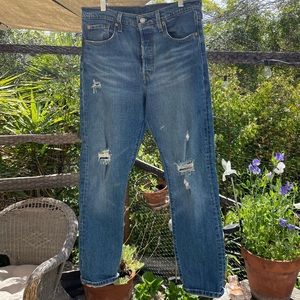 levi’s 501 skinny jeans size 29